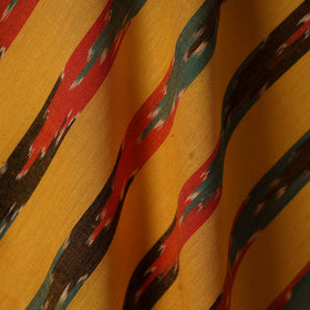 Cotton pochampally ikat fabric 20 - handcrafted
