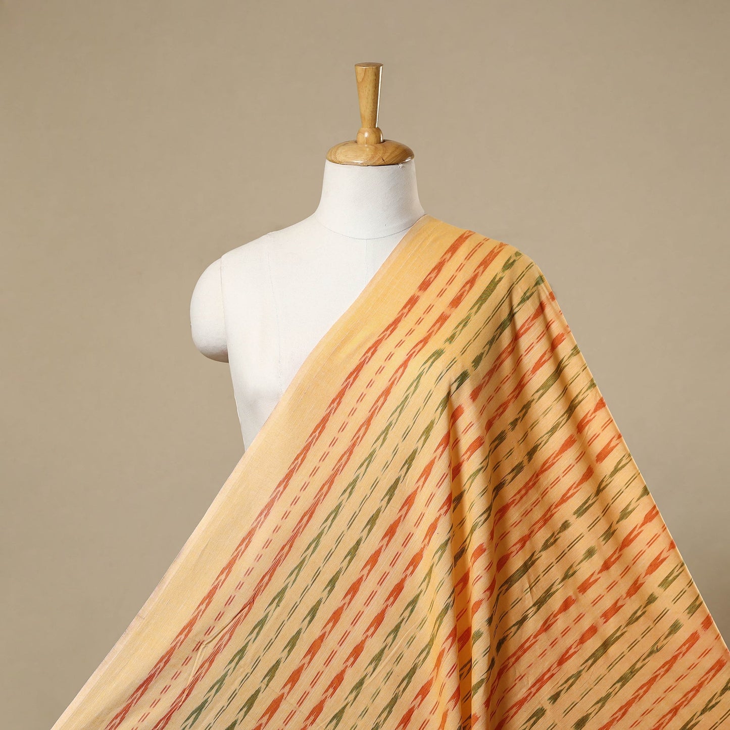 Cotton sambalpuri ikat fabric 26 - handcrafted