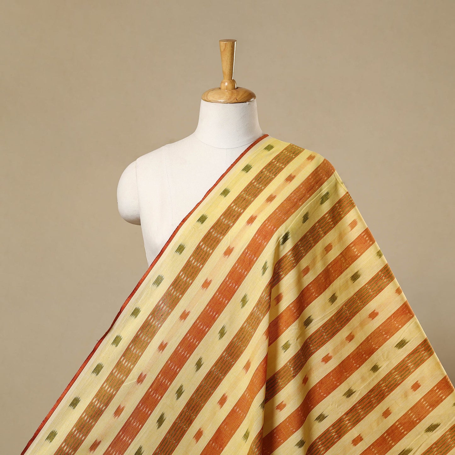 Cotton sambalpuri ikat fabric 42 - handcrafted