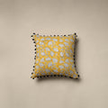 Cotton sanganeri cushion cover 18 - handcrafted