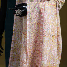 Cotton sanganeri floral dupatta 29 - handcrafted