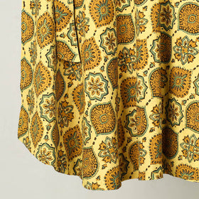  Block Print Cotton Wrap Around Ajrakh Skirt Online