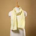 Buy Cut Work Cotton Yellow Barmer Applique Stole