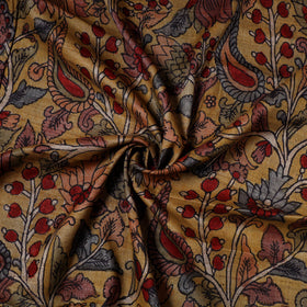 Yellow - desi tussar silk handpainted srikalahasti pen