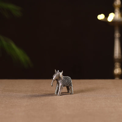 Elephant - tribal odisha dokra handmade home decor item 02