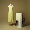 Embroidered cotton 3pc unstitched dress material 95