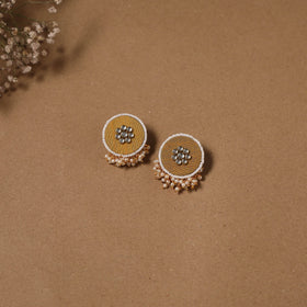 Fabart kundan earrings & maang tikka set 02 - handcrafted