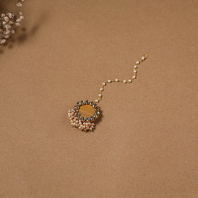 Fabart kundan earrings & maang tikka set 10 - handcrafted