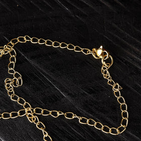 Fish - dokra brass handcrafted chain necklace 16