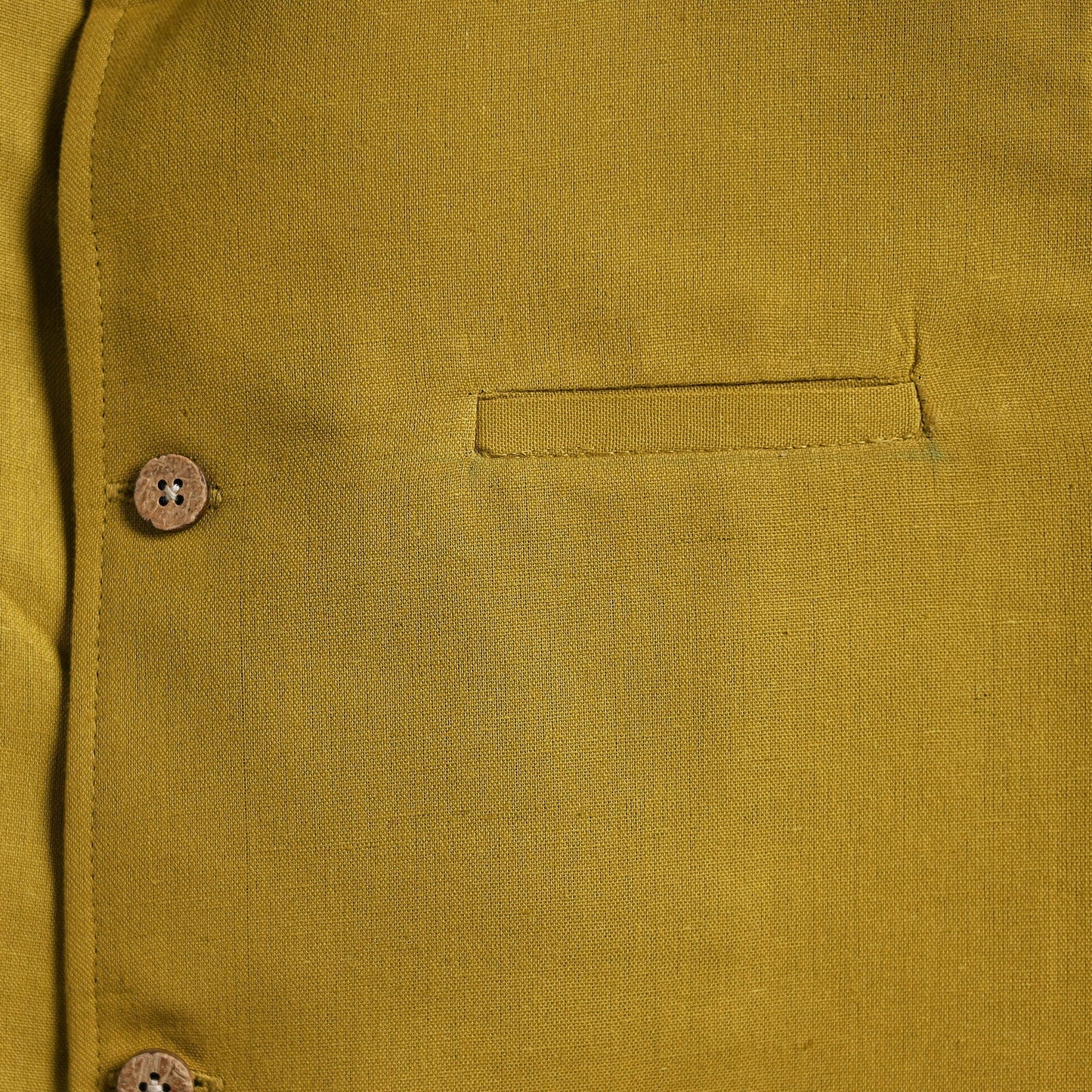 Flex cotton men plain nehru jacket 01 - handcrafted