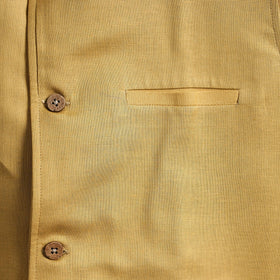 Flex cotton men plain nehru jacket 08 - handcrafted