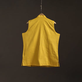 Flex cotton men plain nehru jacket 11 - handcrafted