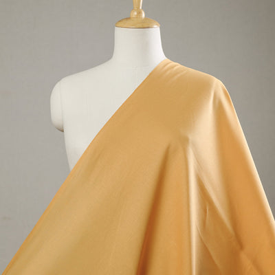 Yellow - flex cotton prewashed plain fabric 10 - handcrafted