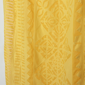 Flower Cutwork Cotton Barmer Applique Door Curtain