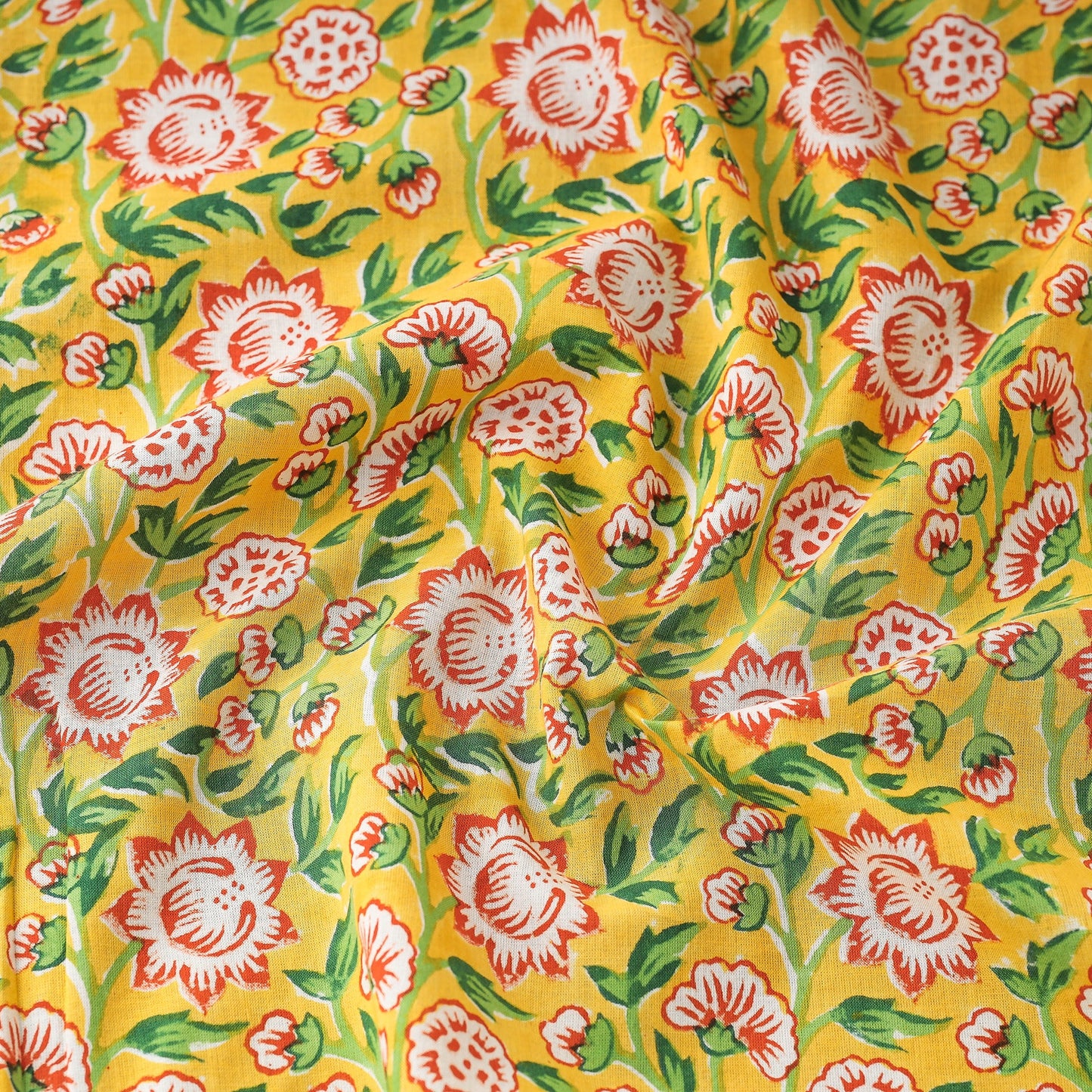 Sanganeri Block Printing Fabrics