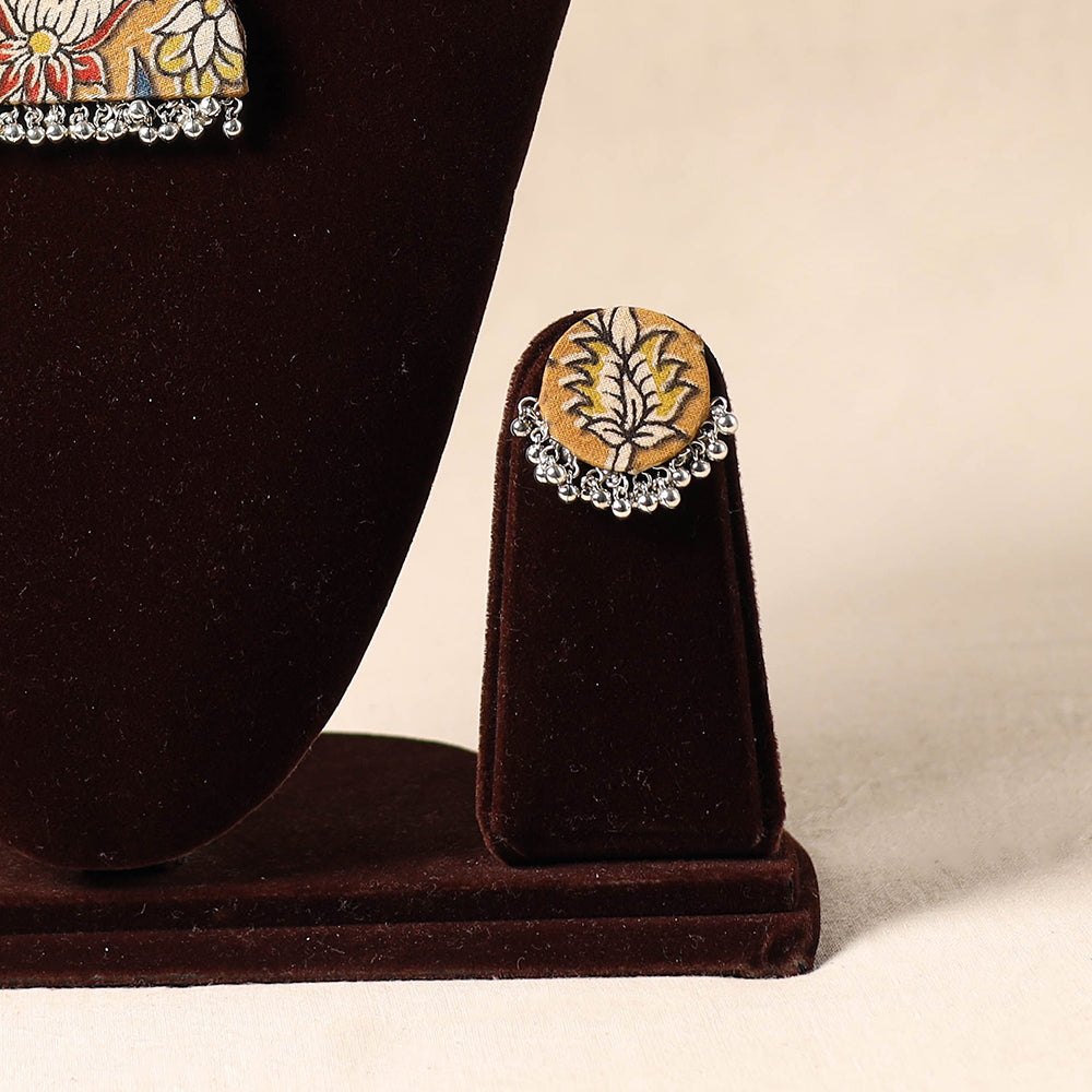 Yellow German Silver Fabart Necklace Set