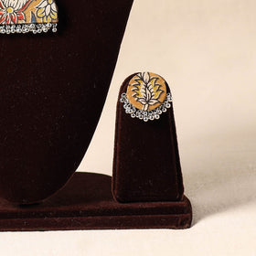 Yellow German Silver Fabart Necklace Set