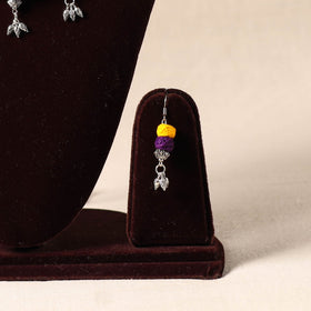 German Silver Thread Beads Necklace Set