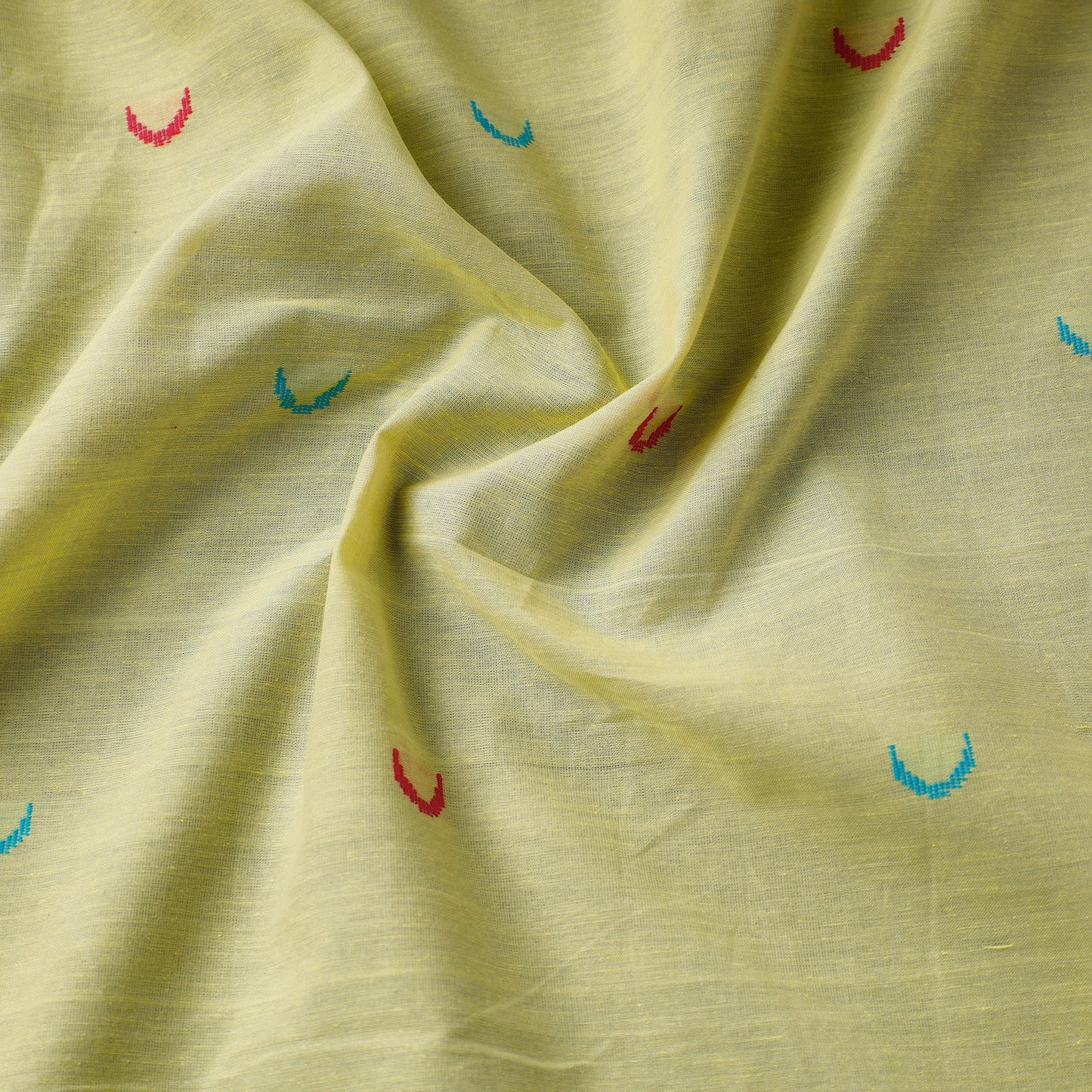  Godavari Jamdani Buti Pure Handloom Cotton Fabric Online at iTokri.com