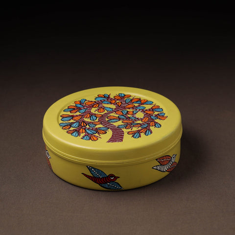  Gond Handpainted Stainless Steel Casserole