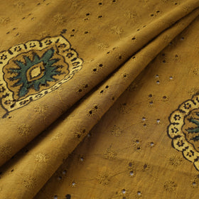 Hakoba natural dyed cotton fabric 08 - handcrafted