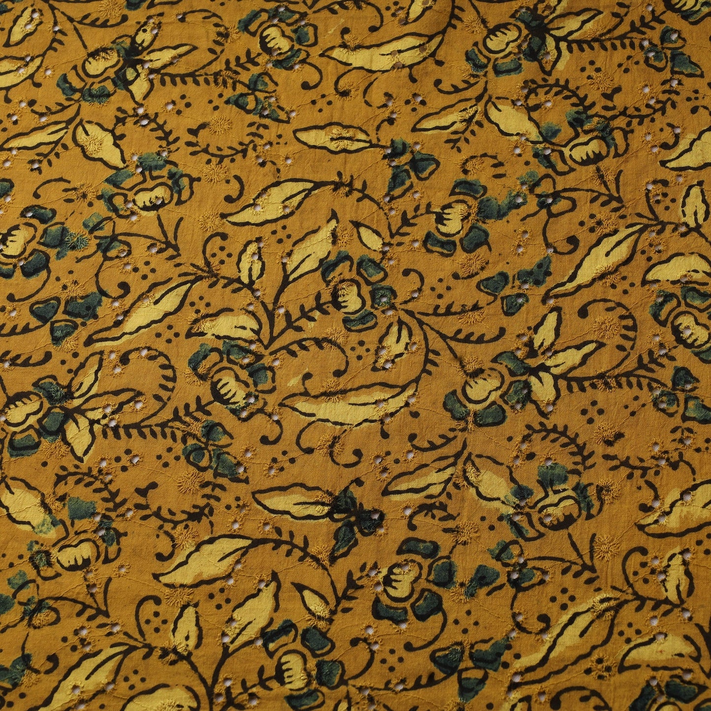 Hakoba natural dyed cotton fabric 09 - handcrafted