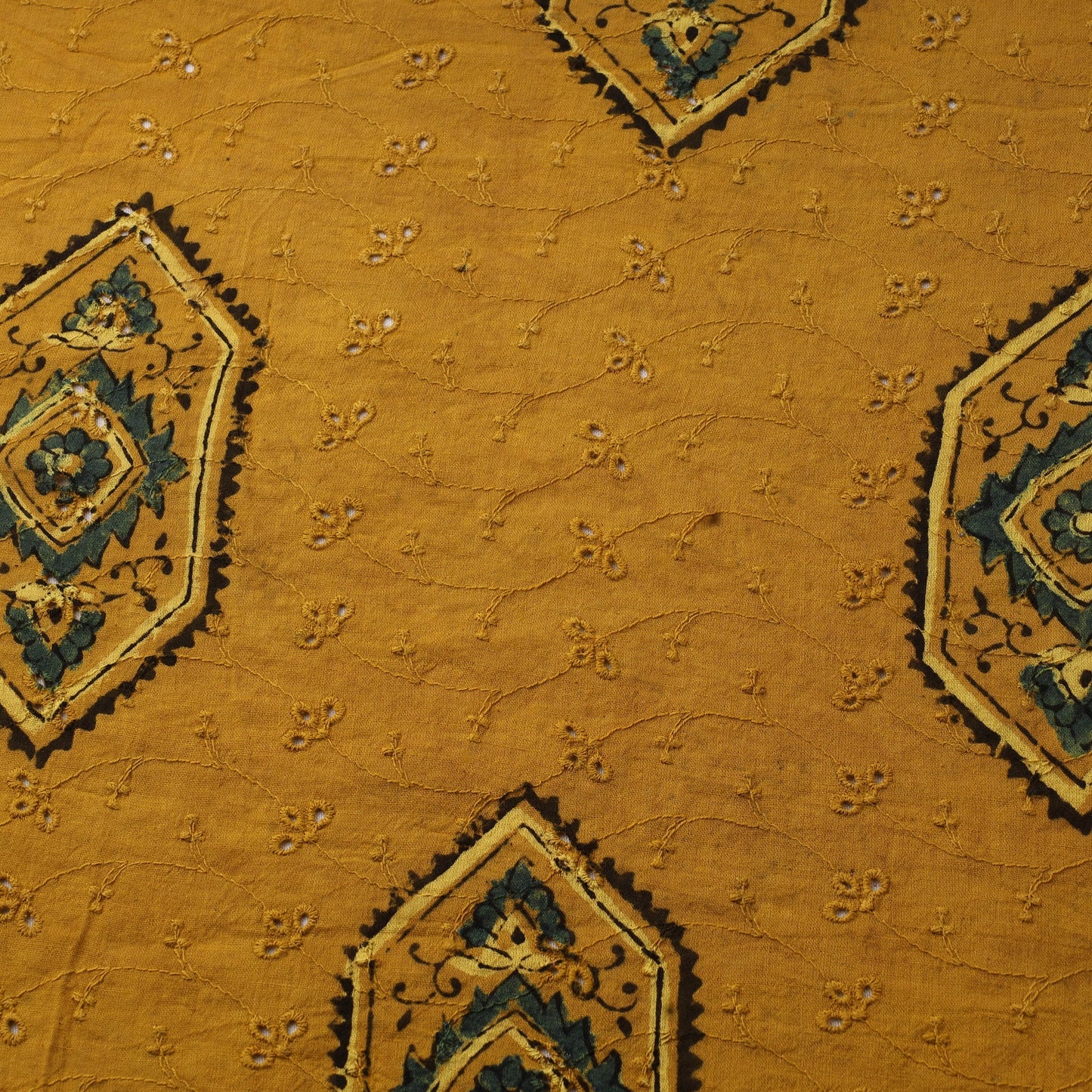 Hakoba natural dyed cotton fabric 16 - handcrafted