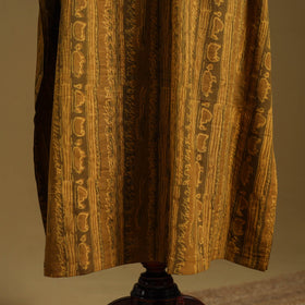 Hand akola long kaftan with tie-up waist 04 - handcrafted