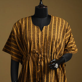 Hand akola short kaftan with tie-up waist 33 - handcrafted