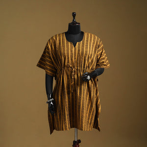 Hand akola short kaftan with tie-up waist 33 - handcrafted