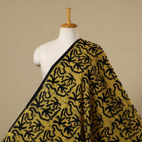 Yellow - hand batik cotton fabric 02 - handcrafted