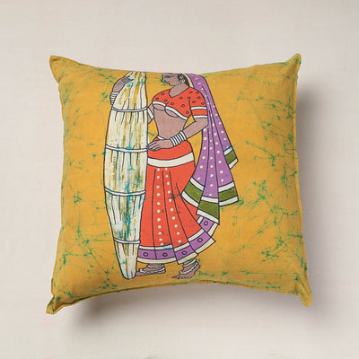 Buy Hand Batik Printed Cotton Cushion Cover Online at iTokri.com