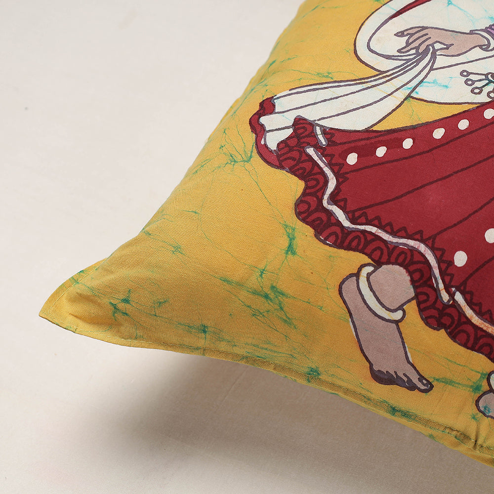  Hand Batik Printed Cotton Cushion Cover Online at iTokri.com