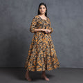 batik print dress
