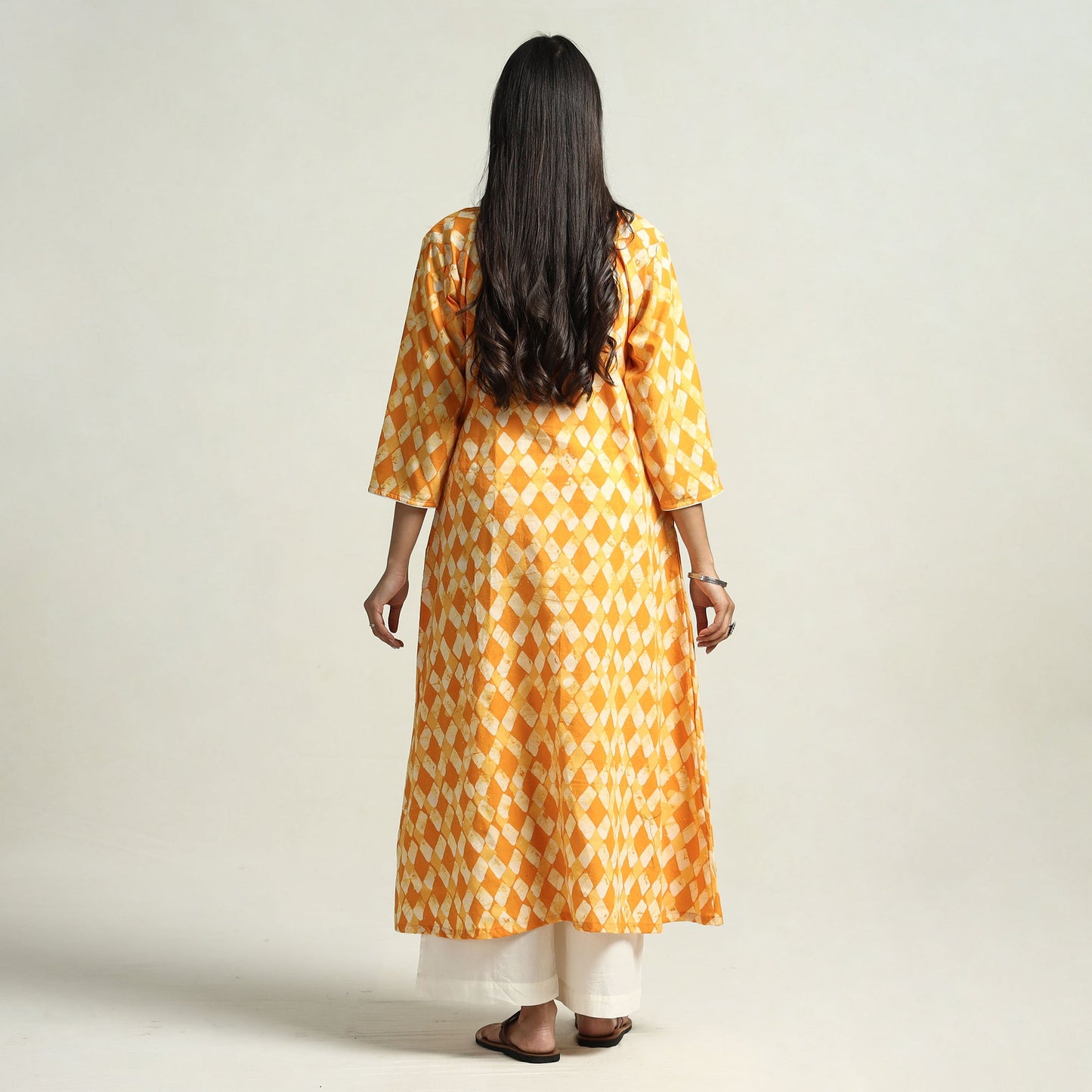 batik printed kurta