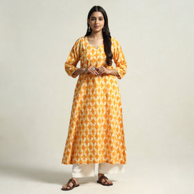 batik printed kurta