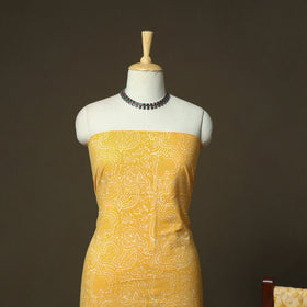 Hand batik cotton 3pc unstitched dress material 04