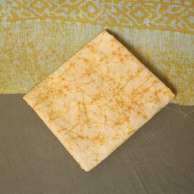 Hand batik cotton 3pc unstitched dress material 04