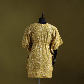 Hand batik cotton medium kaftan 31 - handcrafted