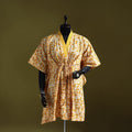 Hand batik cotton medium kaftan 45 - handcrafted