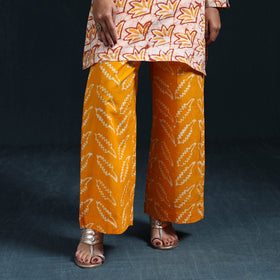 Hand batik cotton suit set with dupatta for women 03