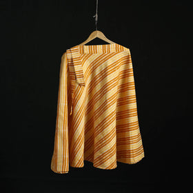 Hand block batik print cotton wrap around skirt 05