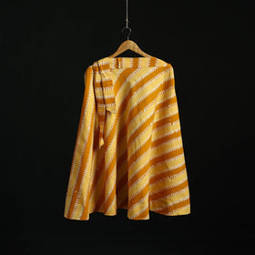 Hand block batik print cotton wrap around skirt 10