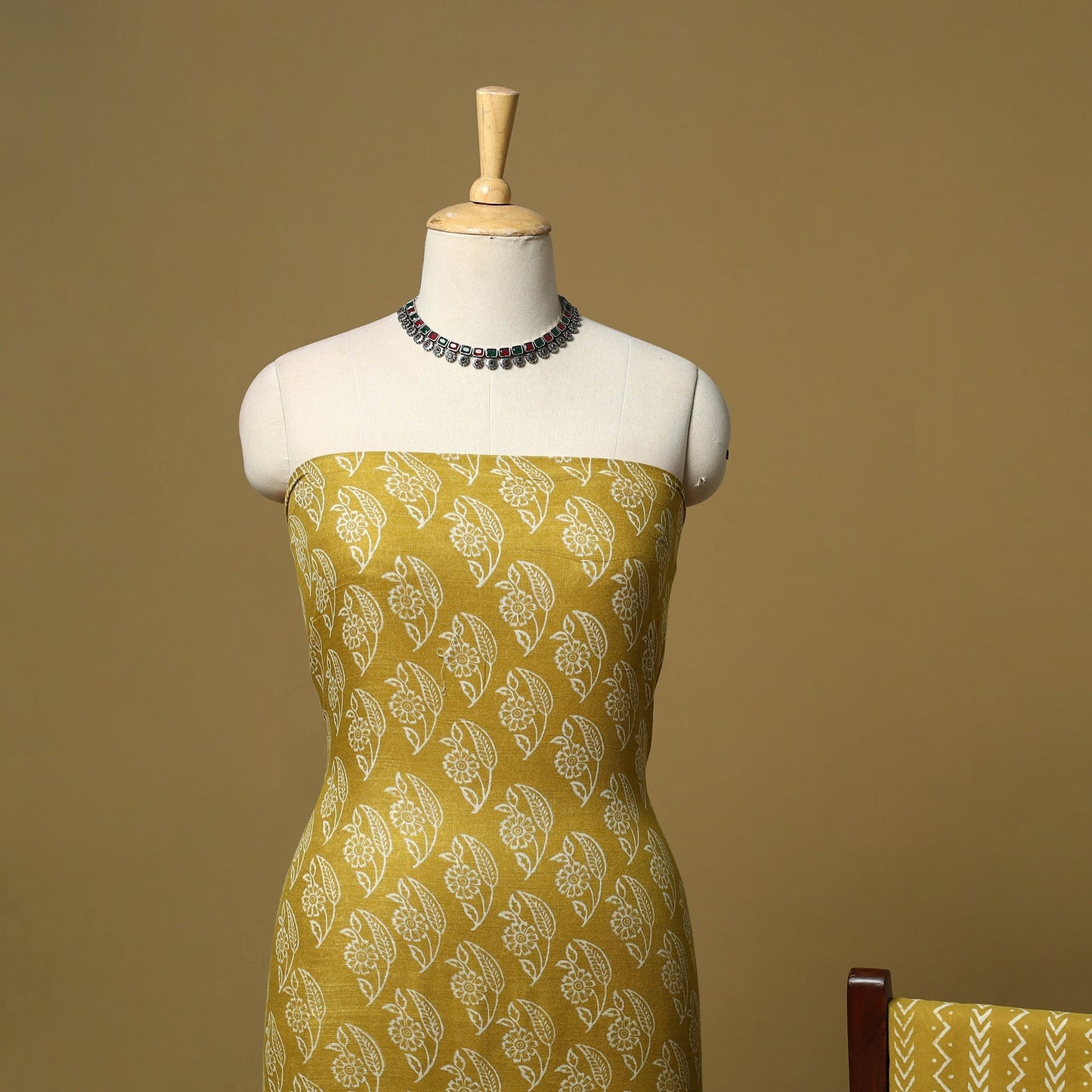 Hand jaipur linen 3pc unstitched dress material 25