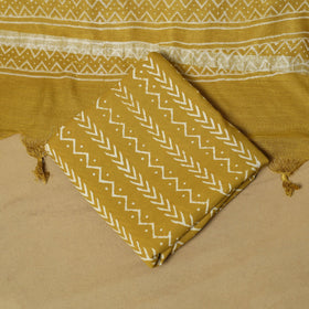Hand jaipur linen 3pc unstitched dress material 25