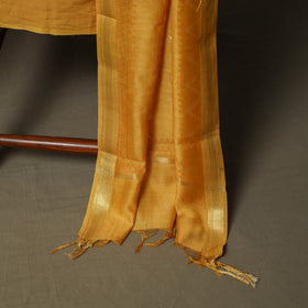Hand block jaipur print maheshwari silk handloom 3pc