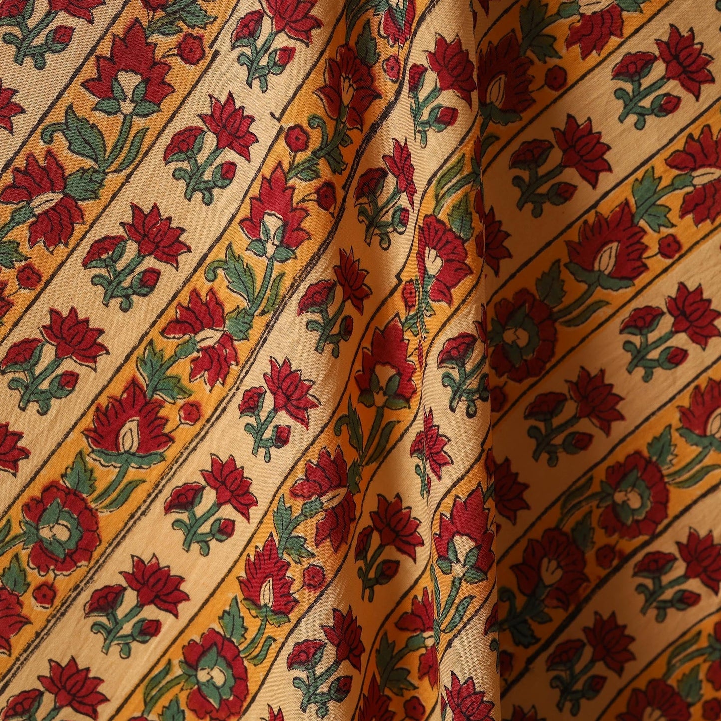 Hand cotton sanganeri fabric 05 - handcrafted