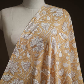 Hand block print cotton sanganeri fabric 12 - handcrafted
