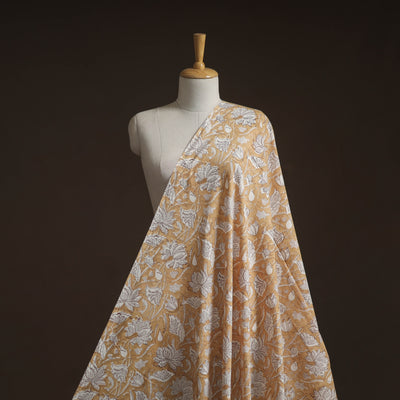 Hand block print cotton sanganeri fabric 12 - handcrafted