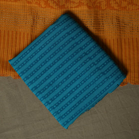 Hand block print mangalagiri cotton 3pc unstitched dress